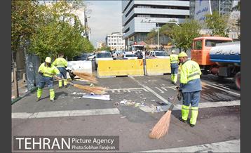 خدمات شهرداری تهران در مراسم 13 آبان 10