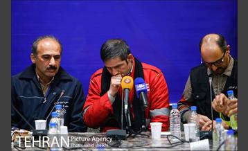 نشست خبری آتش سوزی ساختمان اداری میدان ولیعصر(عج) 24