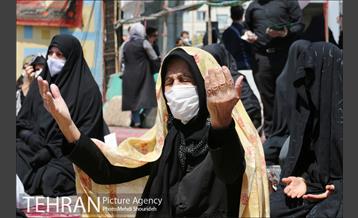 نماز ظهر عاشورا مسجد قائم(عج) منطقه هفت