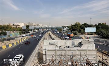 بازدید شهردار منطقه 16 از غیر همسطح شهید نواب صفوی 9