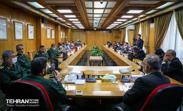 دیدار فرمانده سپاه محمد رسول الله (ص) با شهردار تهران 10