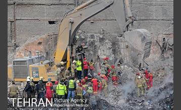 هشتمین روز آواربرداری ساختمان پلاسکو-1 6