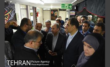 بازدید شهردار تهران و وزیر بهداشت از مراکز پزشکی و درمانی شهر 13