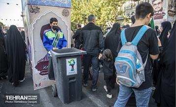 خدمت رسانی شهرداری تهران در راهپیمایی جا مانده های حسینی  2