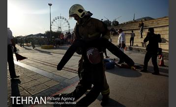 مسابقه عملیاتی ورزشی آتش نشانان تهران 13