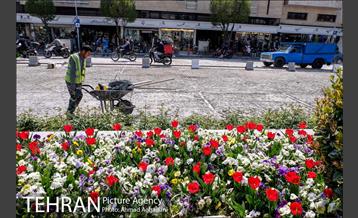 پروژه سنگ فرش میدان بهارستان  5