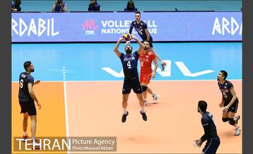 لیگ جهانی والیبال ایران و فرانسه 9
