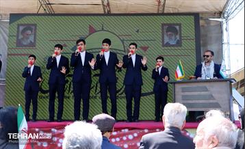 پردیس حماسی چهار راه ولیعصر(عج) در روز قدس 10