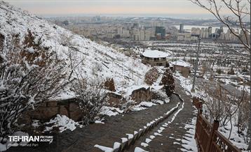 روز برفی در آبشار تهران 27