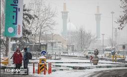 بارش برف زمستانی در شمیران  21