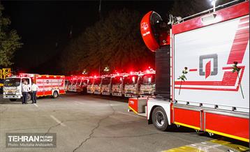 مراسم گرامیداشت روز آتش نشان  1