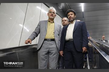بهره برداری از ورودی شمالی ایستگاه مترو سهروردی 13
