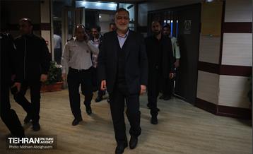 بازدید شهردار تهران از ستاد فرماندهی عملیات آتش نشانی 11