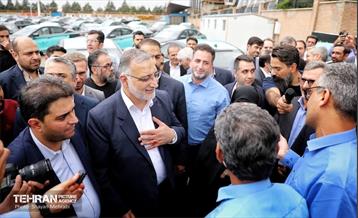 آیین ورود ۱۰۰۰ دستگاه تاکسی برقی به ناوگان حمل و نقل عمومی شهر تهران 10