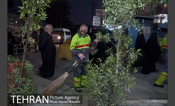 ارائه خدمات نیرو های خادم الحسین (ع) در کربلا 27