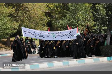 دسته عزاداری دانشگاه امام صادق(ع) در ظهر تاسوعا 21