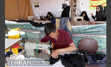 ارائه خدمات نیرو های خادم الحسین (ع) در مرز شلمچه  12