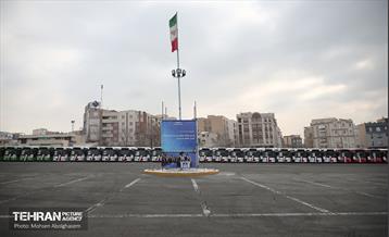 مراسم اختصاص ۳۳۴ دستگاه اتوبوس ویژه انتخابات 25