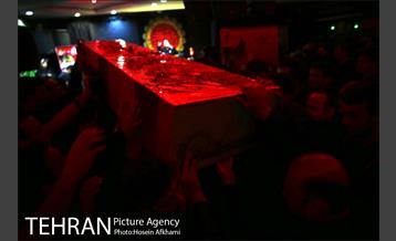 عزاداری شب هشتم محرم در جوار پیکر شهید باقر ناظری 19