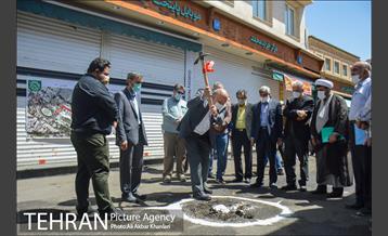 پروژه بهسازی پیاده مداری در منطقه ۲۰