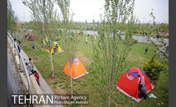 روز طبیعت بارانی در بوستان ولایت 12