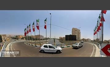 بهره‌برداری از تقاطع غیرهمسطح بزرگراه همت و اشرفی اصفهانی 42