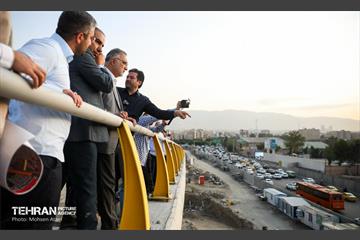 بازدید شهردار تهران از پروژه‌های غرب تهران 24