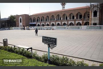 بازدید پیروز حناچی و مهدی چمران از پروژه خانه شهر(بلدیه قدیم) 18