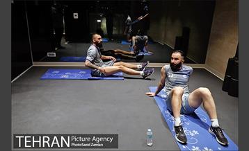 تمرین بدن سازى تیم استقلال 4