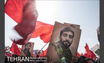 تشییع پیکر مطهر شهید محسن حججی 7