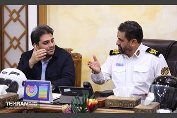 انعقاد تفاهم‌نامه همکاری میان معاونت حمل و نقل و ترافیک با پلیس راهور تهران بزرگ 8