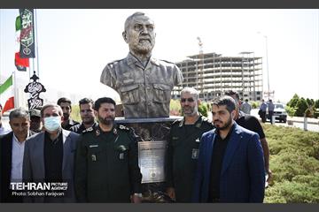 آیین رونمایی از سردیس سردار شهید حسین همدانی  29
