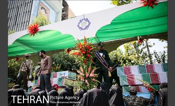 مراسم تشییع پیکرهای مطهر ۱۵۰ شهید تازه‌ تفحص‌ شده دفاع مقدس  - ۲ 2