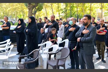 مراسم شهادت امام رضا(ع) و سالگرد تدفین شهدای گمنام منطقه۸