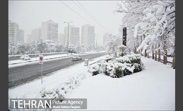 بارش برف زمستانی در تهران-2 9