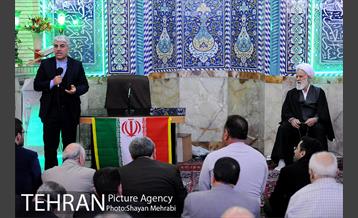 حضور شهردار تهران در مسجد ابوذر  22