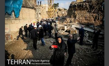 بازید کمیسیون عمران مجلس از پروژه پلاسکو 12