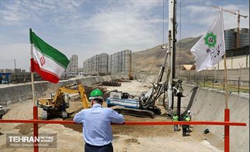 عملیات حفاری خط ۱۰ متروی تهران 38