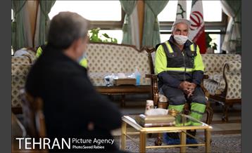 تقدیر شهردار تهران از پاکبانان نمونه شهر 9