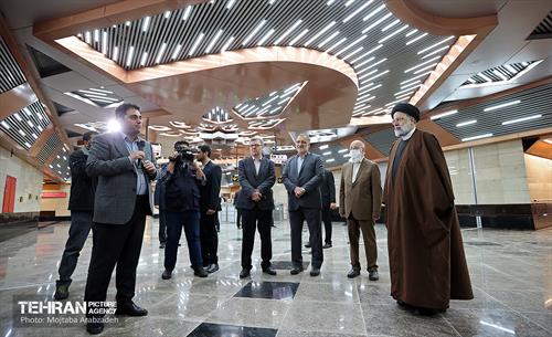 آیین بهره‌برداری از ۱۱ کیلومتر خط مترو 11