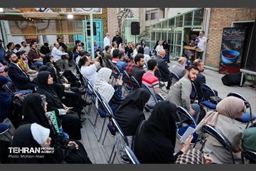 مراسم رونمایی از یادبود خبرنگاران شهید غزه در خانه روزنامه‌نگاران شهر 20