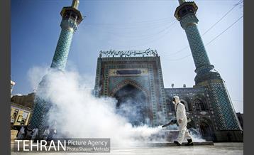 عملیات ضدعفونی امامزاده صالح(ع) 25