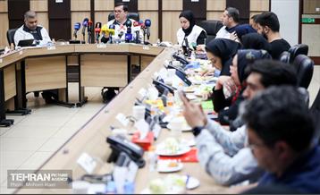 نشست خبری رئیس سازمان پیشگیری و مدیریت بحران شهر تهران 11