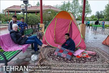 روز طبیعت بارانی در بوستان رازی 16