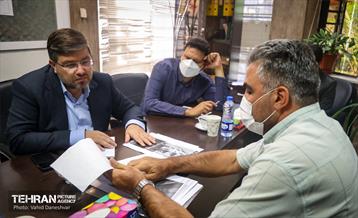 حضور جعفر شربیانی در منطقه 17