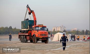 مانور تمرین اسکان اضطراری کلانشهر تهران 70