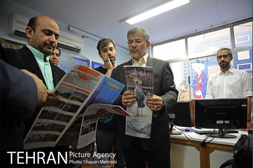 بازدید معاون امور اجتماعی و فرهنگی شهرداری تهران از مرکز ارتباطات شهرداری تهران 9