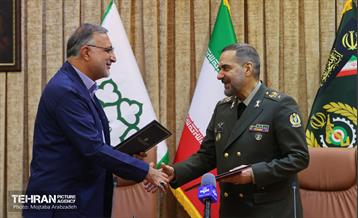 امضای تفاهم‌نامه‌ همکاری شهرداری تهران و وزارت دفاع 11