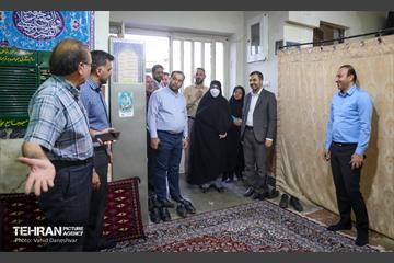 بازدید نرگس معدنی پور از منطقه 17