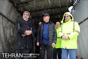 بازدید شهردار تهران از ستاد برف روبی شهرداری منطقه شش 10